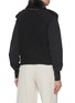 Back View - Click To Enlarge - PESERICO - Sleeveless Rex Rabbit Fur Wool Cashmere Vest