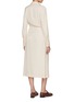 Back View - Click To Enlarge - PESERICO - Belted Shirt Dress