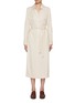 Main View - Click To Enlarge - PESERICO - Belted Shirt Dress