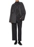 Figure View - Click To Enlarge - PESERICO - Diamond Knit Turtleneck Sweater