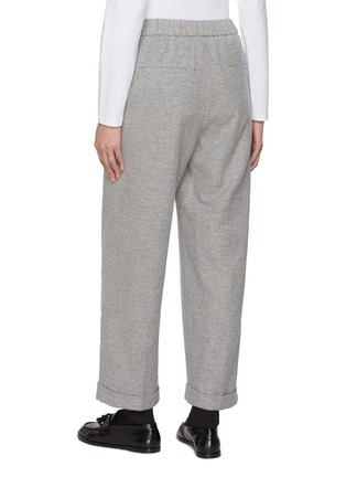 Back View - Click To Enlarge - PESERICO - Elasticated Turn Up Pants