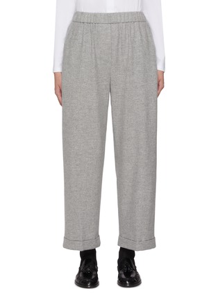 Main View - Click To Enlarge - PESERICO - Elasticated Turn Up Pants