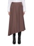 Main View - Click To Enlarge - PESERICO - Asymmetrical Midi Skirt
