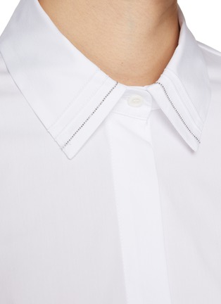  - PESERICO - Embellished Collar Shirt
