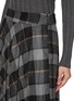  - PESERICO - Plaid Pleated Midi Skirt
