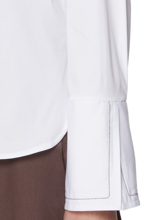  - PESERICO - Embellished Cuff Shirt
