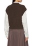 Back View - Click To Enlarge - PESERICO - V-Neck Knit Cardigan