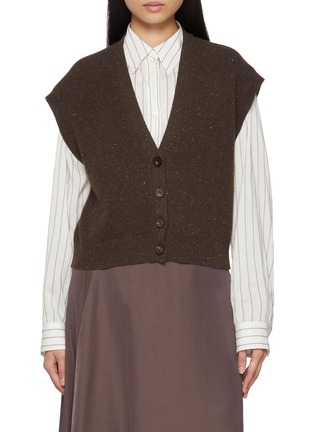 Main View - Click To Enlarge - PESERICO - V-Neck Knit Cardigan