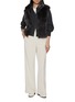Figure View - Click To Enlarge - PESERICO - Button Up Silk Wool Cashmere Blend Cardigan