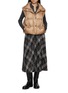 Figure View - Click To Enlarge - PESERICO - Slim Fit Ribbed Wool Blend Knit Polo Top