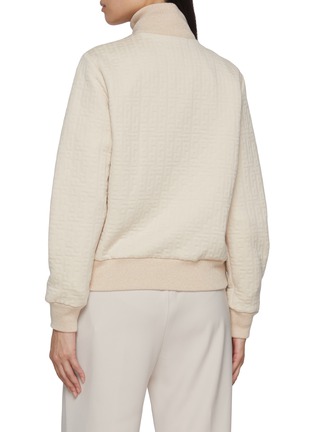 Back View - Click To Enlarge - PESERICO - Textured Wool Cashmere Blend Jacket