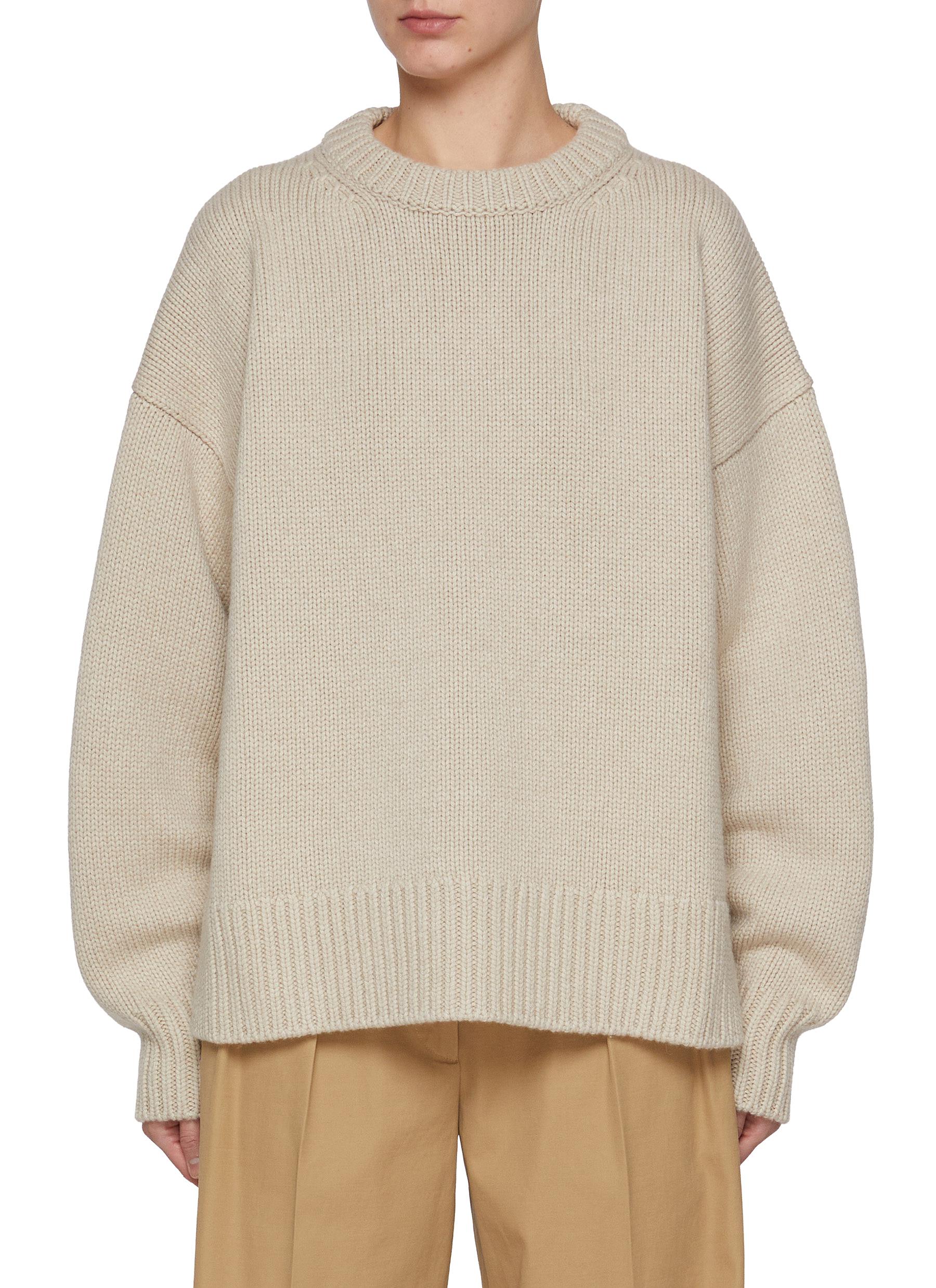 THE ROW Ophelia Sweater XS ニット　セーター Ophelia Sweater Grey in Wool and Cashmere – The Row