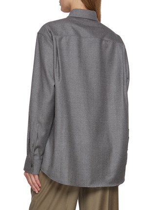 Back View - Click To Enlarge - THE ROW - Pino Wool Shirt