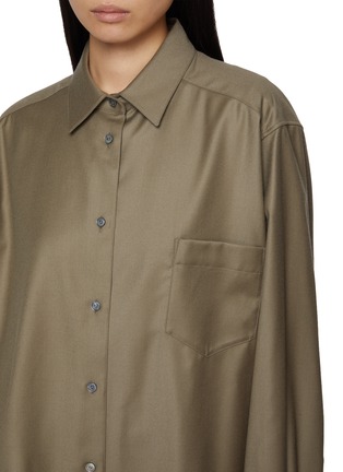  - THE ROW - Pino Oversized Wool Shirt