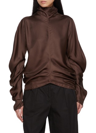 Main View - Click To Enlarge - THE ROW - Miles Silk Top