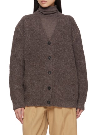 Main View - Click To Enlarge - THE ROW - Laleh Cashmere Alpaca Silk Knit Cardigan