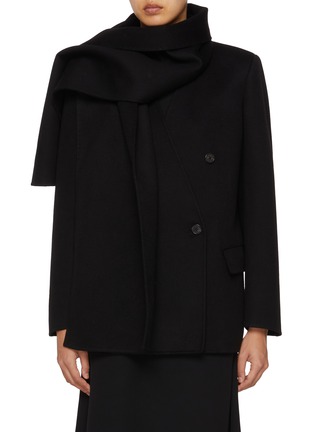 Main View - Click To Enlarge - THE ROW - Calitra Scarf Neck Cashmere Jacket