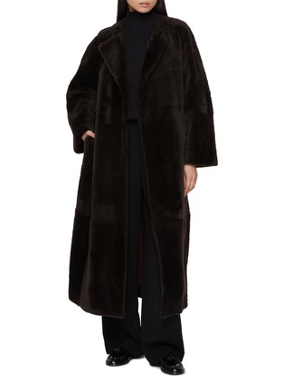 Figure View - Click To Enlarge - THE ROW - Madelina Shearling Coat