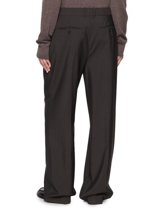 Back View - Click To Enlarge - THE ROW - Mikkela Wool Tailored Pants