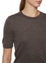  - THE ROW - Linnea Short Sleeve Cashmere Top