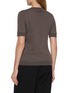 Back View - Click To Enlarge - THE ROW - Linnea Short Sleeve Cashmere Top