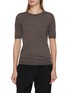 Main View - Click To Enlarge Main View - Click To Enlarge - THE ROW - Linnea Short Sleeve Cashmere Top