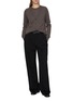 Figure View - Click To Enlarge - THE ROW - Linnea Short Sleeve Cashmere Top