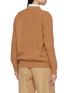 Back View - Click To Enlarge - THE ROW - Loneke Wool Knit Cardigan