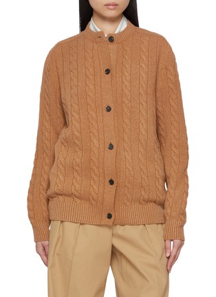 Main View - Click To Enlarge - THE ROW - Loneke Wool Knit Cardigan