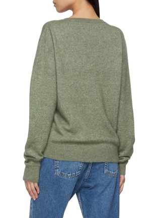 Back View - Click To Enlarge - THE ROW - Lorynna Cashmere Silk Knit Sweatshirt