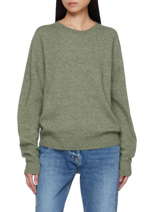 Main View - Click To Enlarge - THE ROW - Lorynna Cashmere Silk Knit Sweatshirt
