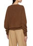 Back View - Click To Enlarge - THE ROW - Lorynna Cashmere Silk Knit Sweatshirt