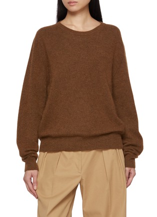 Main View - Click To Enlarge - THE ROW - Lorynna Cashmere Silk Knit Sweatshirt