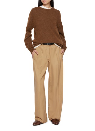 Figure View - Click To Enlarge - THE ROW - Lorynna Cashmere Silk Knit Sweatshirt