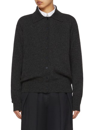 Main View - Click To Enlarge - THE ROW - Lillia Collar Cashmere Cardigan