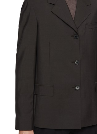  - THE ROW - Faelan Single Breasted Wool Mohair Blazer