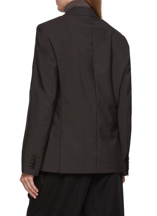 Back View - Click To Enlarge - THE ROW - Faelan Single Breasted Wool Mohair Blazer
