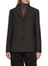Main View - Click To Enlarge - THE ROW - Faelan Single Breasted Wool Mohair Blazer