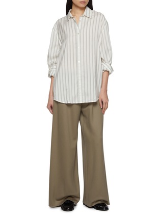 Figure View - Click To Enlarge - THE ROW - Gala Elasticated Wool Pants
