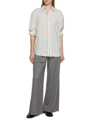 Figure View - Click To Enlarge - THE ROW - Gala Elasticated Wool Pants