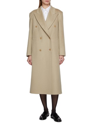 Main View - Click To Enlarge - THE ROW - Hariet Double Breasted Cashmere Coat