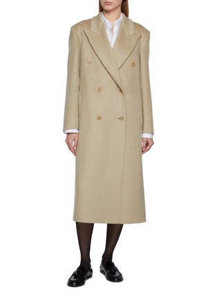 Figure View - Click To Enlarge - THE ROW - Hariet Double Breasted Cashmere Coat