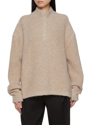 Main View - Click To Enlarge - THE ROW - Lethara Cashmere Alpaca Silk Knit Sweater