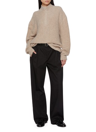 Figure View - Click To Enlarge - THE ROW - Lethara Cashmere Alpaca Silk Knit Sweater