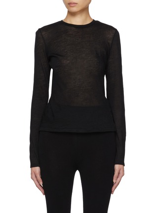 Main View - Click To Enlarge - THE ROW - Inverness Cashmere Top