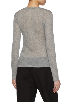 Back View - Click To Enlarge - THE ROW - Inverness Cashmere Top