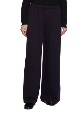 Main View - Click To Enlarge - THE ROW - Ukira Elasticated Cotton Cashmere Sweatpants