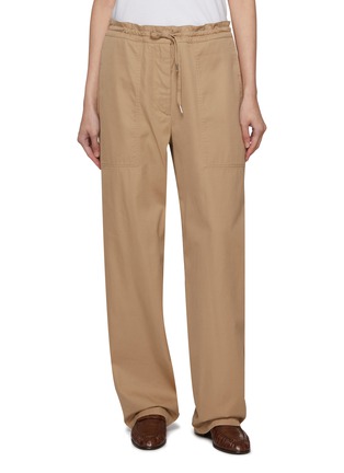 Main View - Click To Enlarge - THE ROW - Mende Drawstring Cotton Cashmere Pants