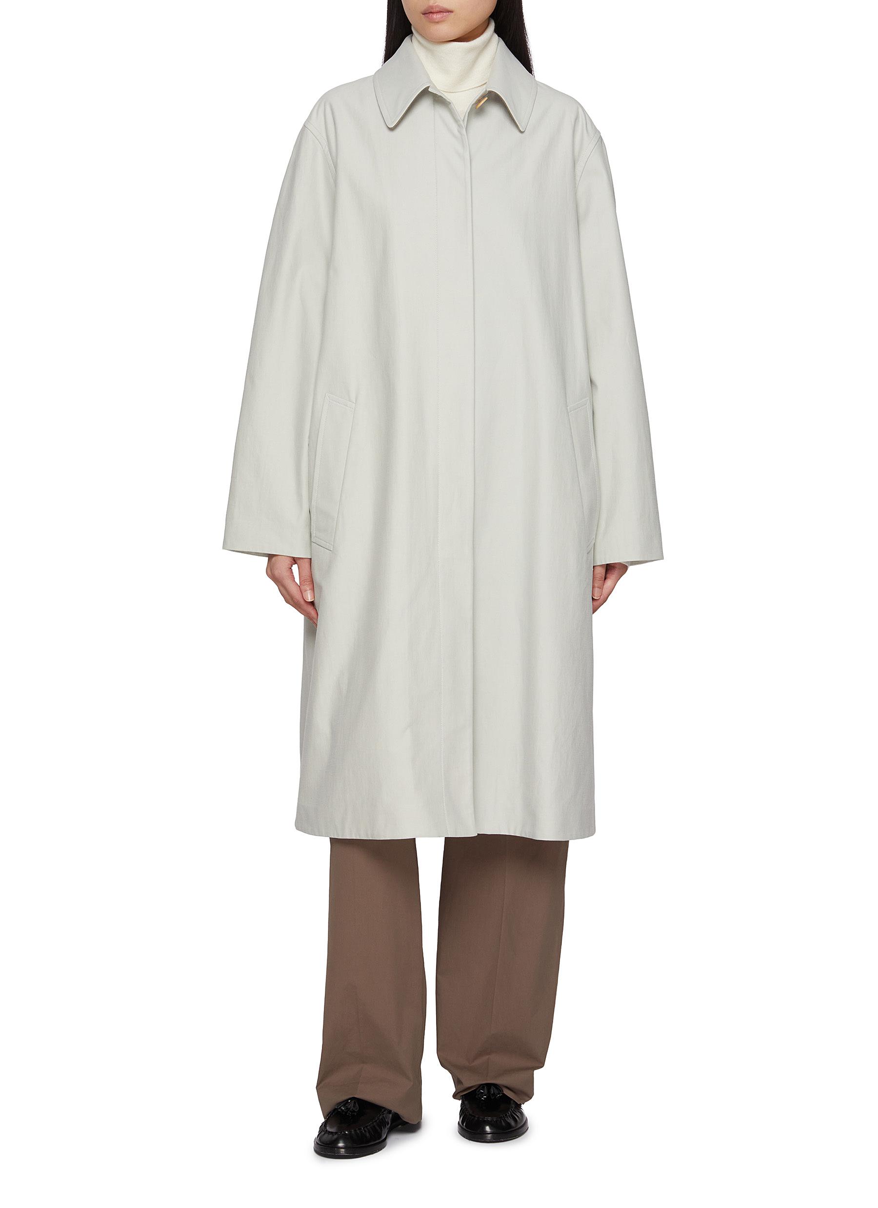 THE ROW | Pluma Cotton Cashmere Coat