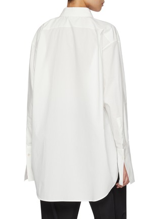 Back View - Click To Enlarge - THE ROW - Ment Cotton Shirt
